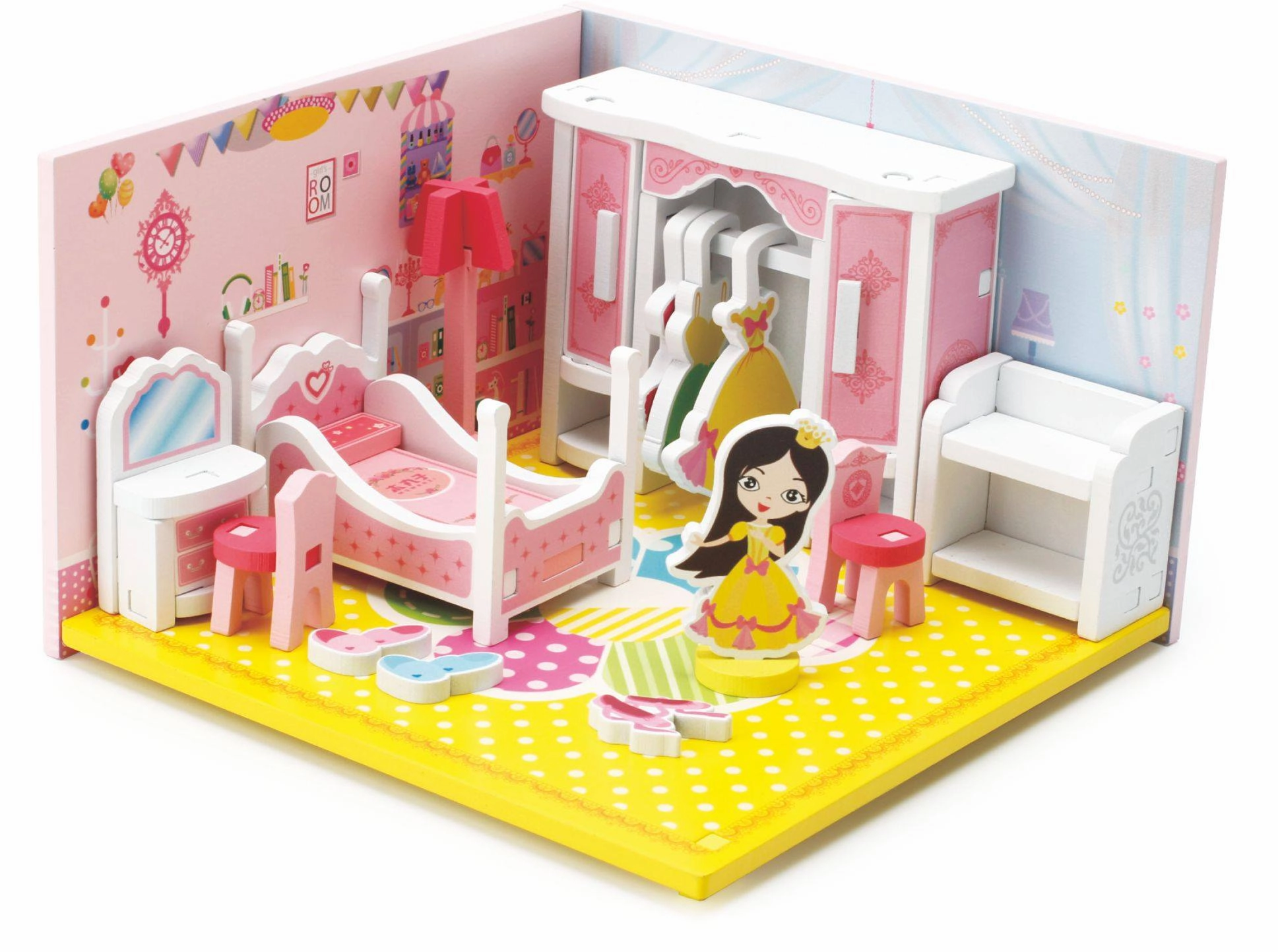 3D Assembly Series princess bedroom