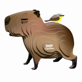 3D Cardboard Model Kit - Capybara