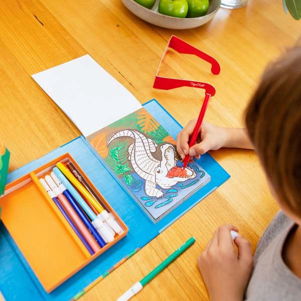 3D Colouring Set - Fierce Creatures