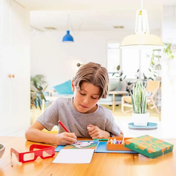 3D Colouring Set - Fierce Creatures