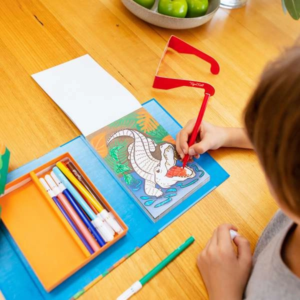 3D Colouring Set - Fierce Creatures