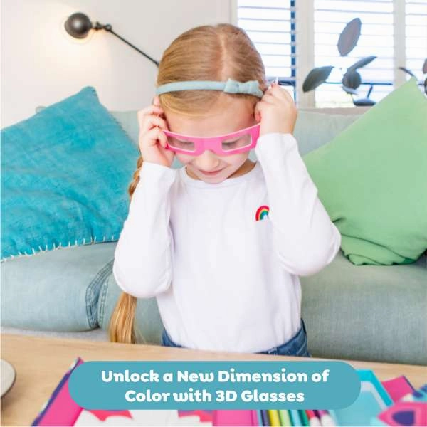 3D Colouring Set - Rainbow Dreams