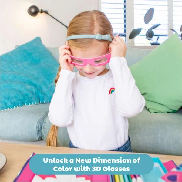 3D Colouring Set - Rainbow Dreams