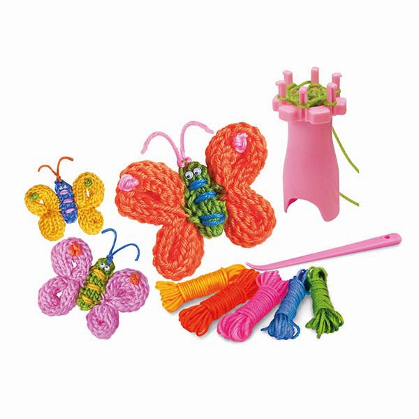 4M Little Craft / French Knit Butterfly Kit