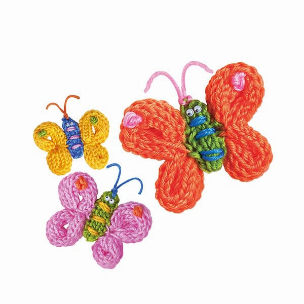 4M Little Craft / French Knit Butterfly Kit