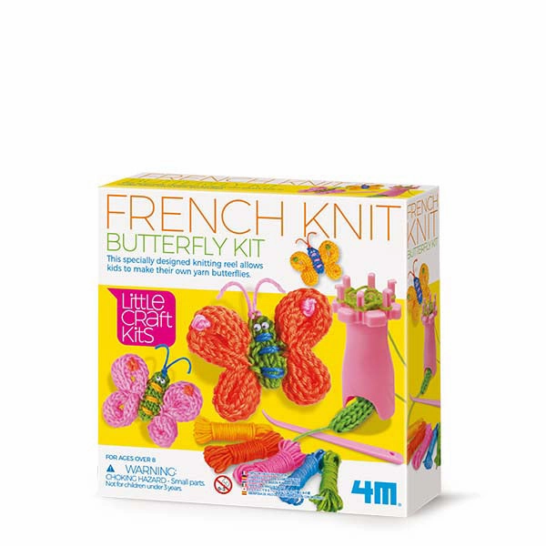 4M Little Craft / French Knit Butterfly Kit