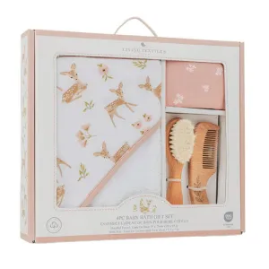 4pc Baby Bath Gift Set Sophia Garden - Living Textiles