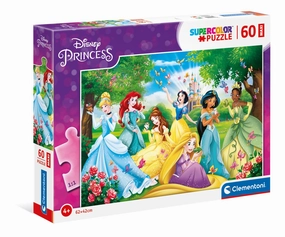 60pcs Supercolor Disney Princess Puzzle