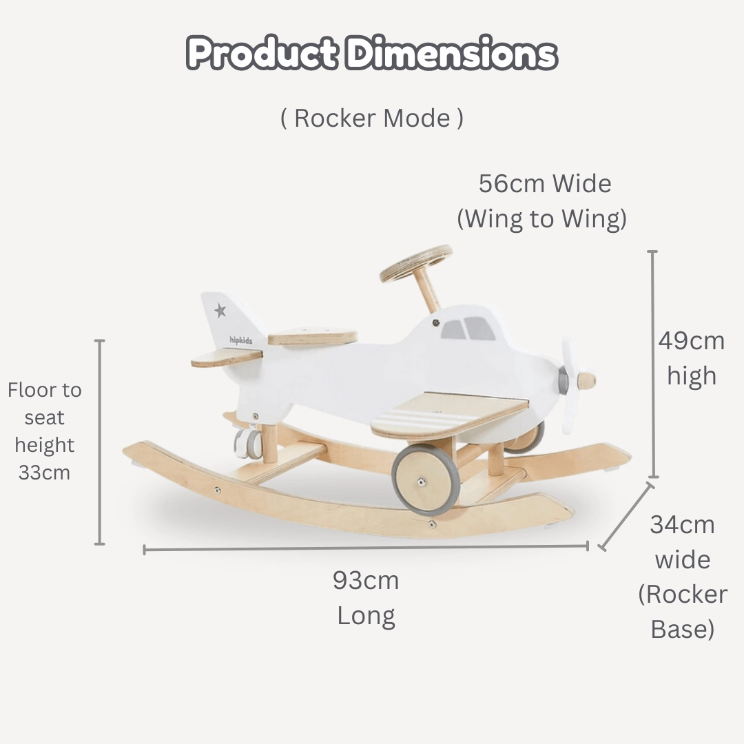 Aeroplane Ride On/Rocker
