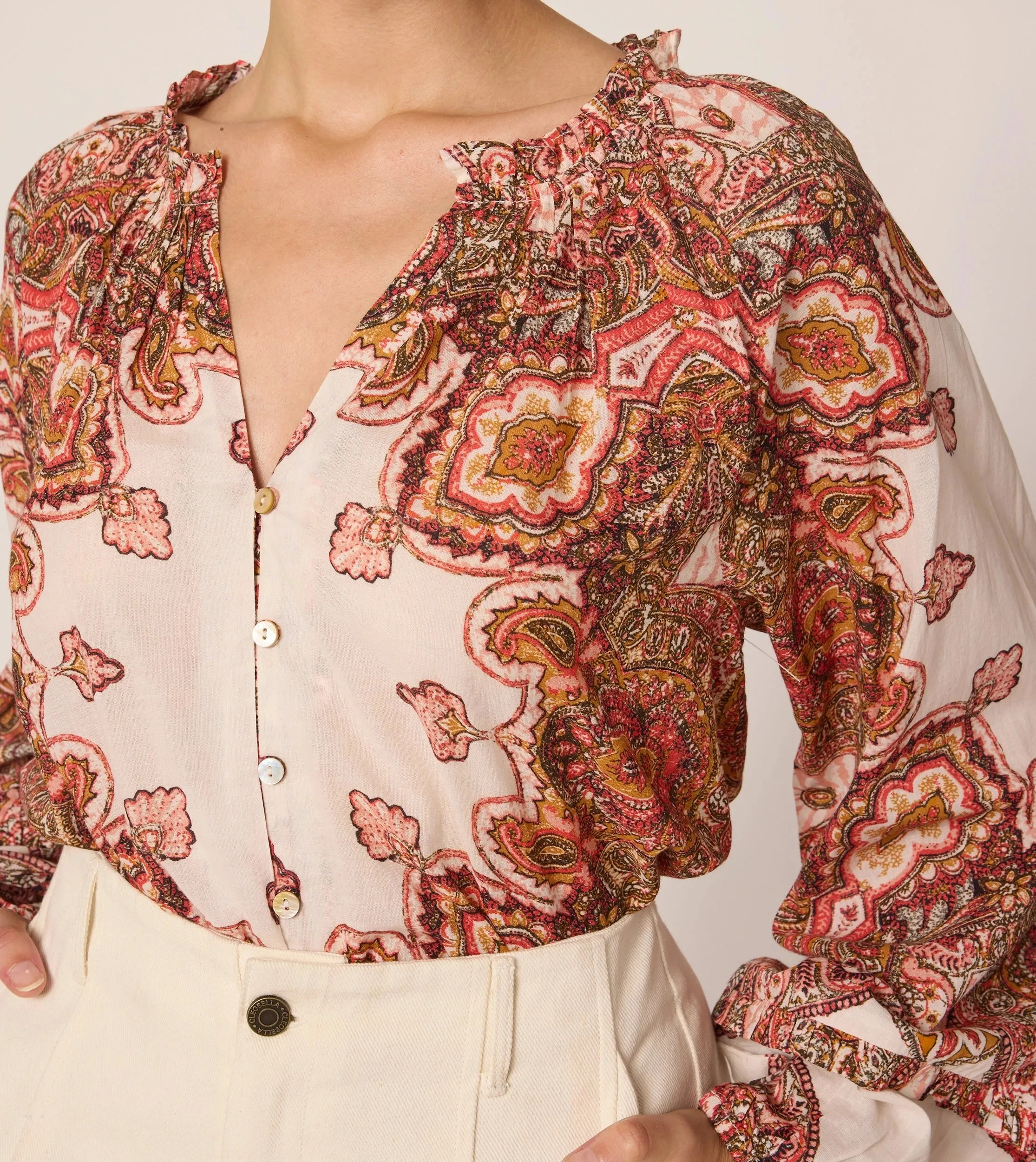 Alicia Blouse | Foulard Paisley