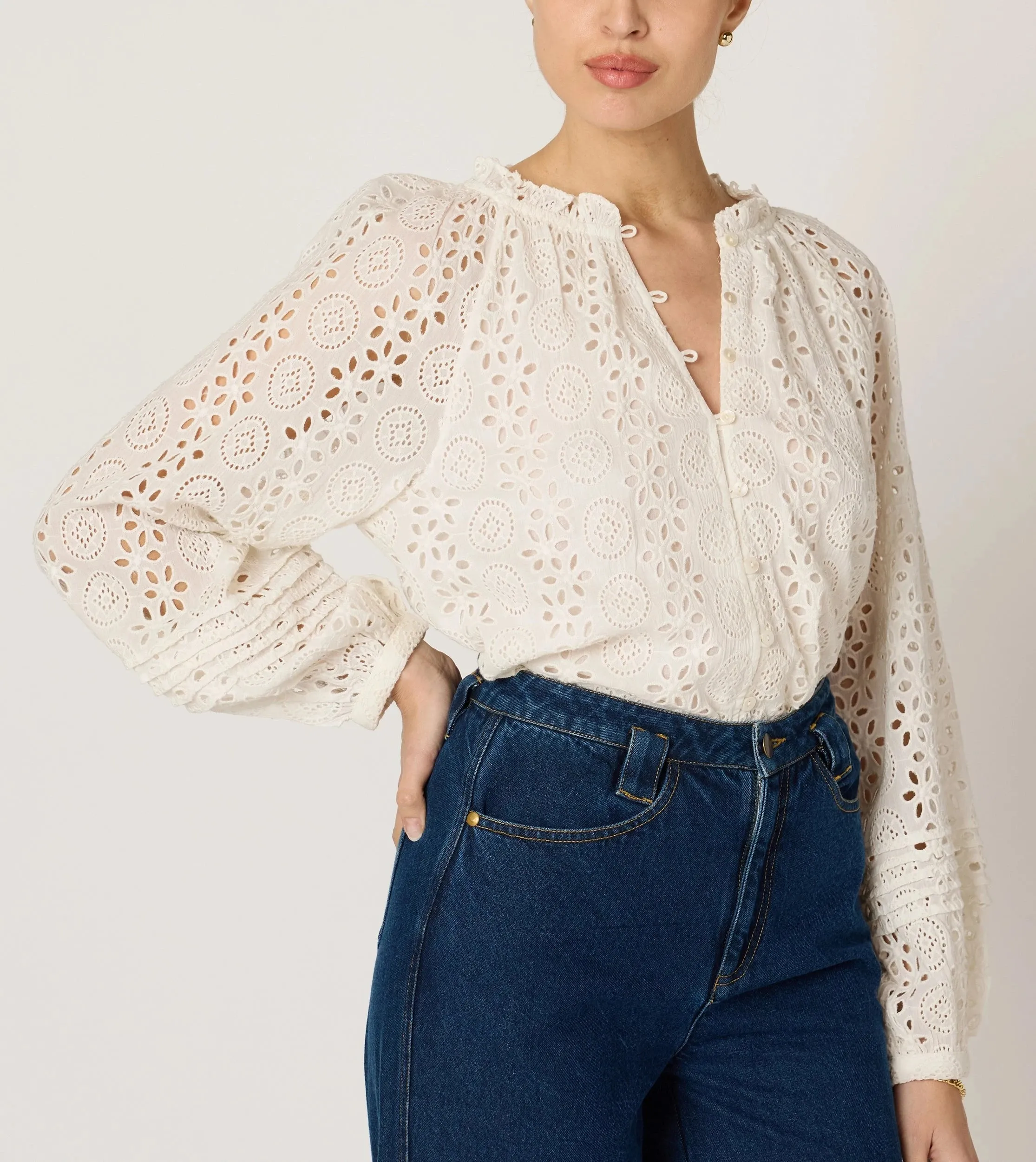 Alicia Blouse | Ivory
