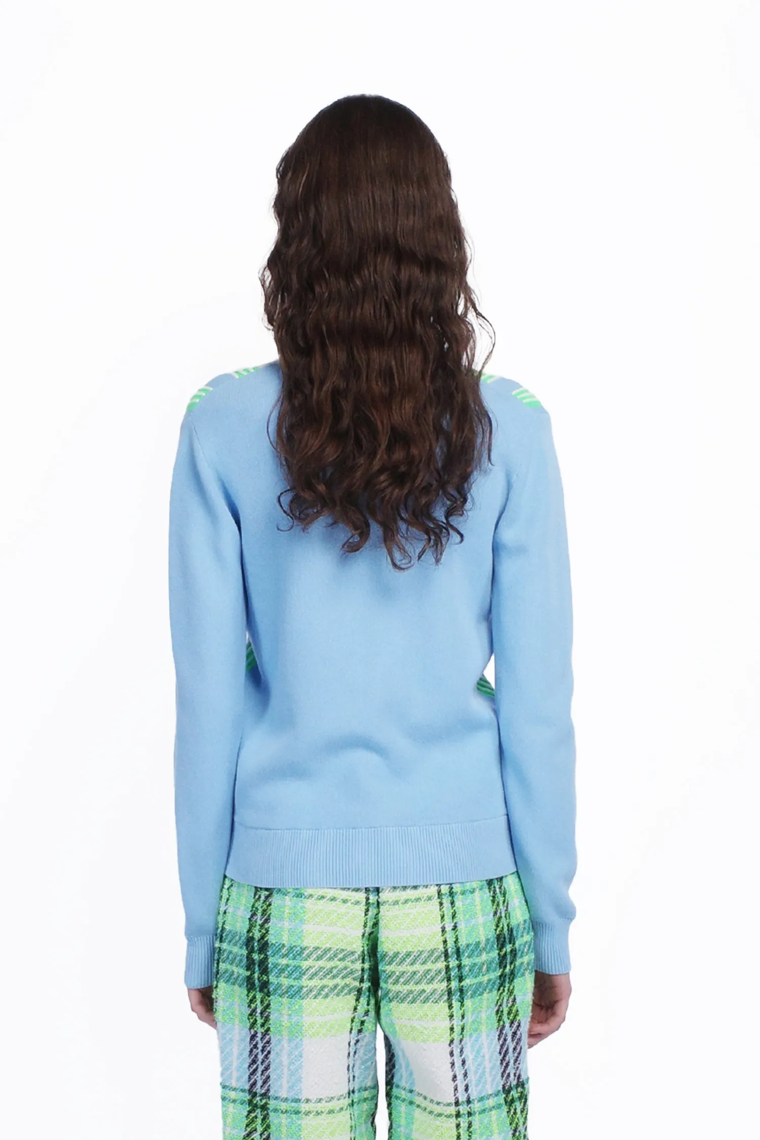 Amalfi Knit Cardigan-Baby Blue