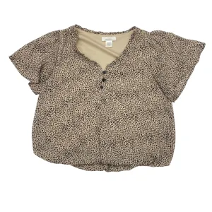 ANIMAL PRINT TOP SS by URBAN ROMANTICS Size:M