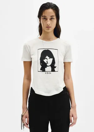 Ann Demeulemeester Georgette ''Till The End'' Micro T-shirt