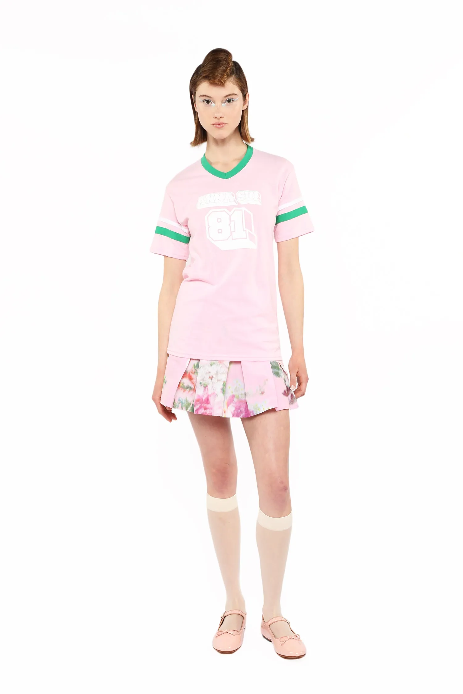 Anna Sui Logo T-Shirt Pink