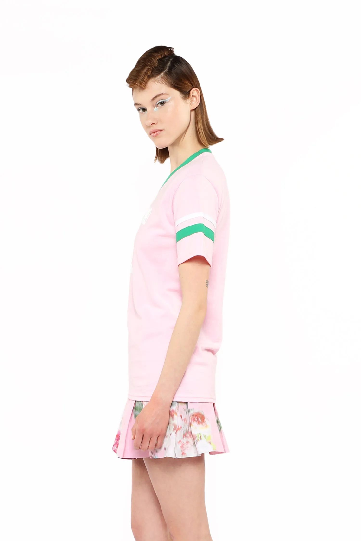 Anna Sui Logo T-Shirt Pink