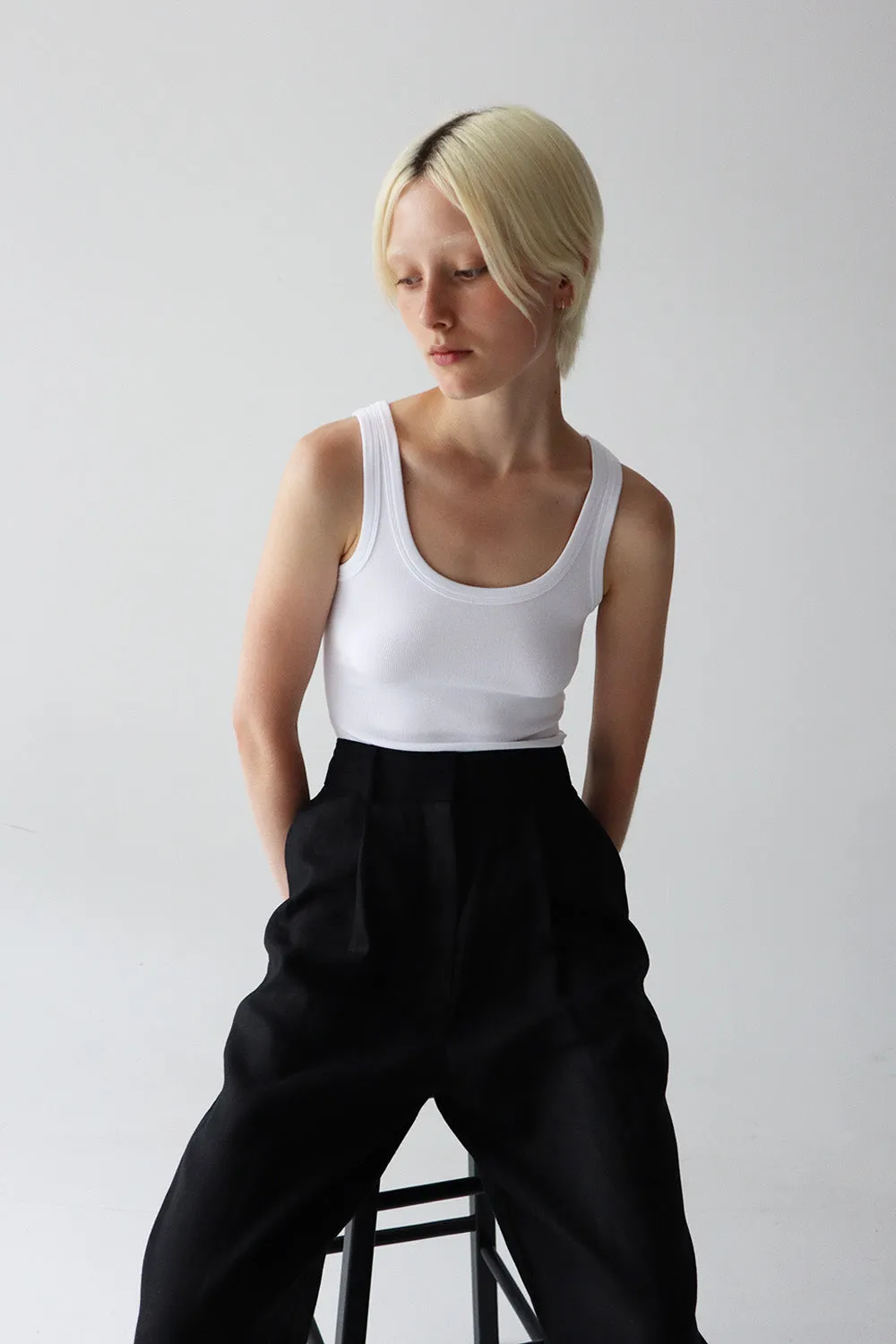 Antonia Tank White