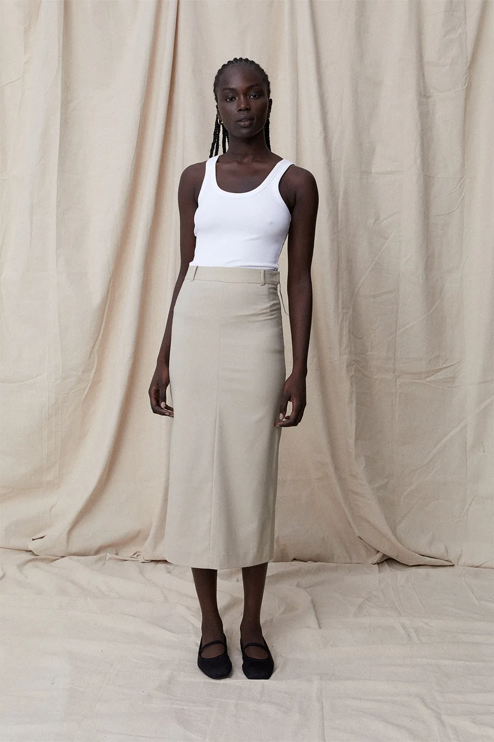 Antonia Tank White