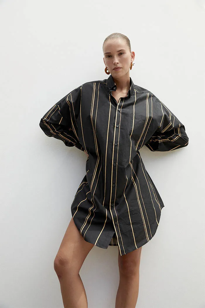 Aster Shirt Dress Yellow