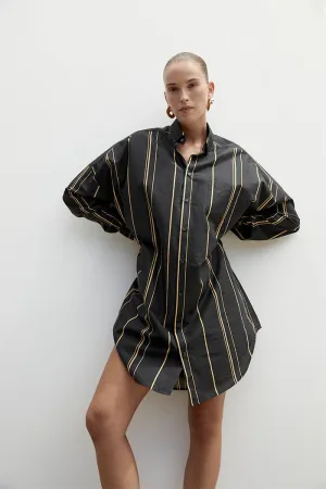 Aster Shirt Dress Yellow