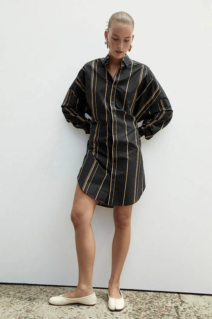 Aster Shirt Dress Yellow