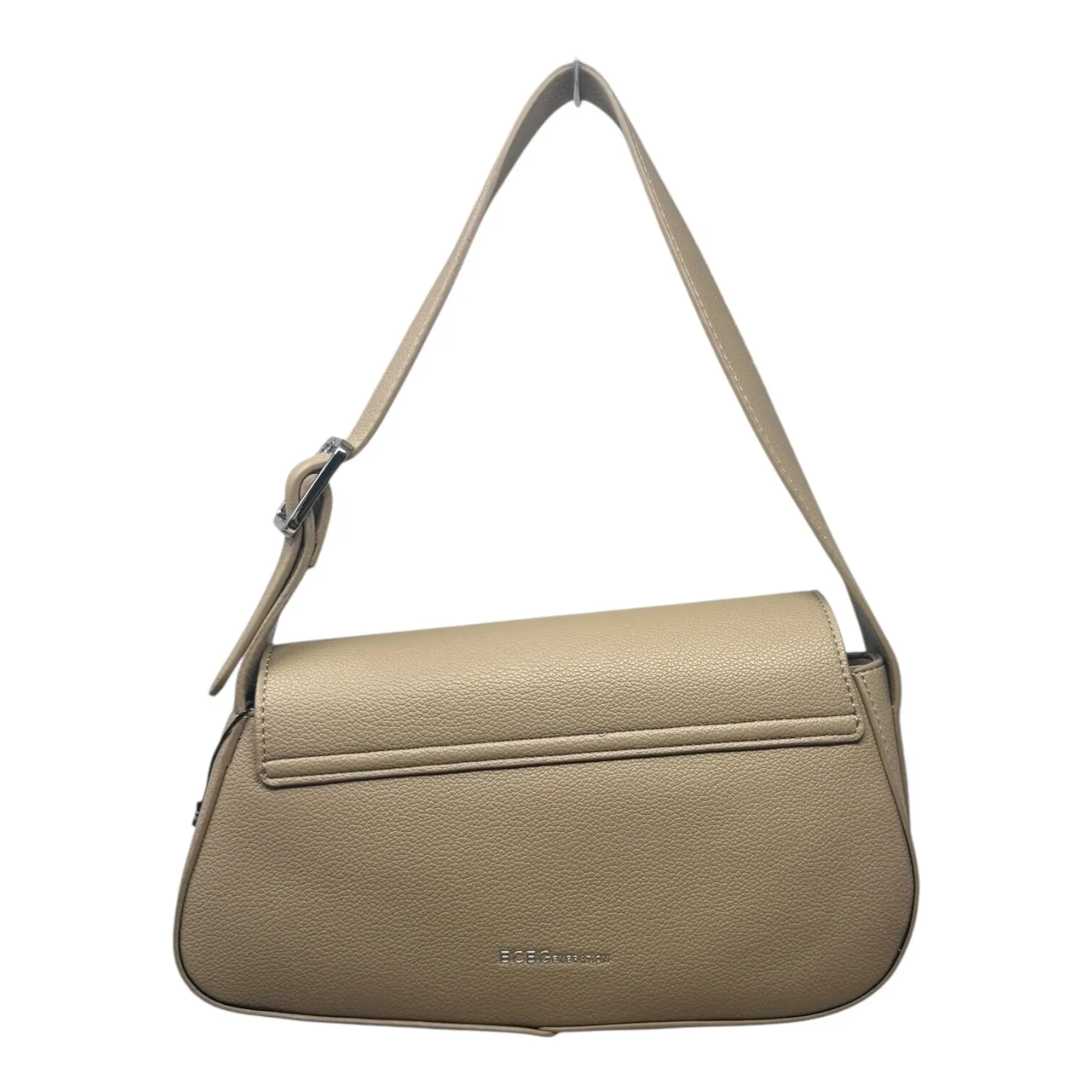 Asymmetrical Flap Shoulder Bag in Putty By Bcbgeneration  Size: Small