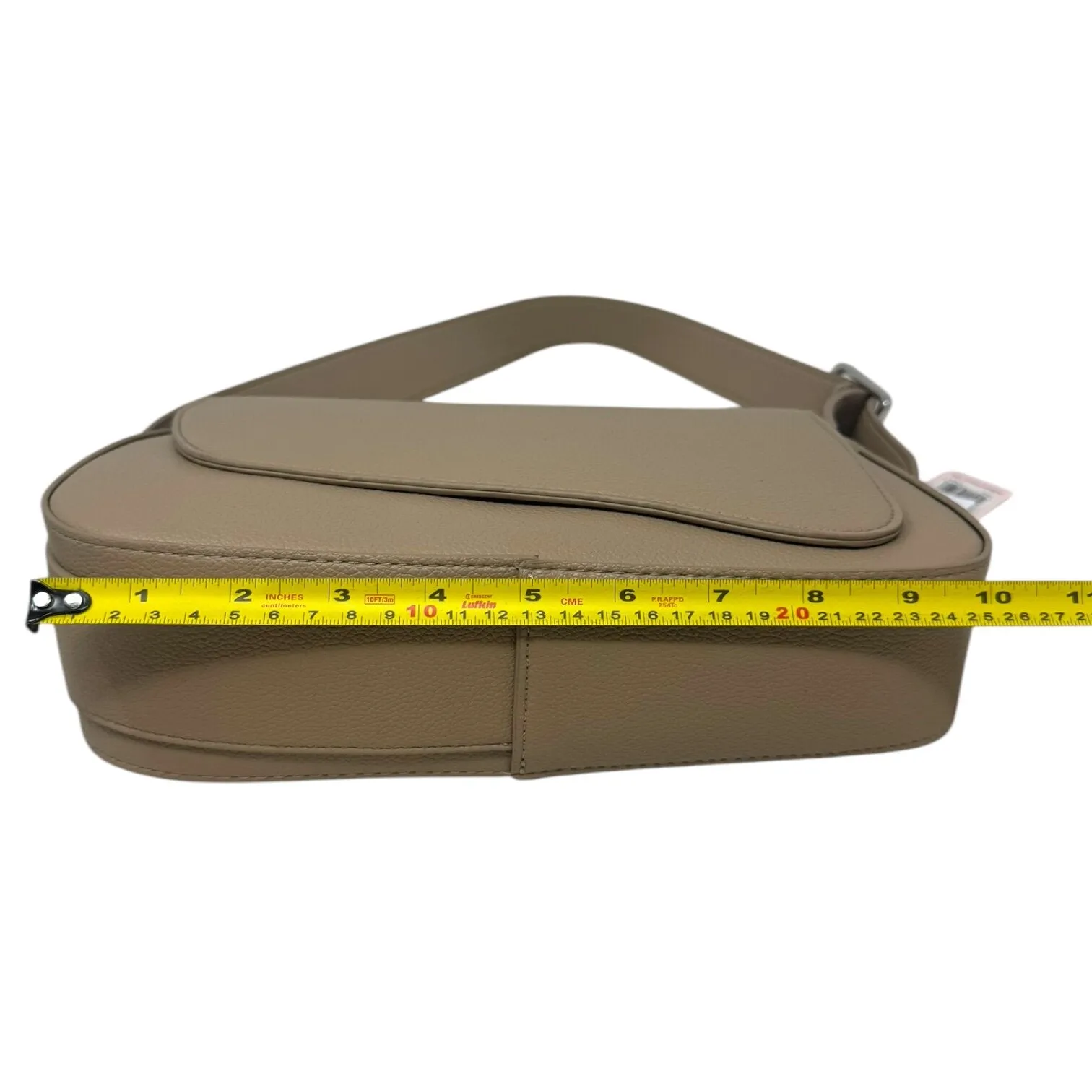 Asymmetrical Flap Shoulder Bag in Putty By Bcbgeneration  Size: Small