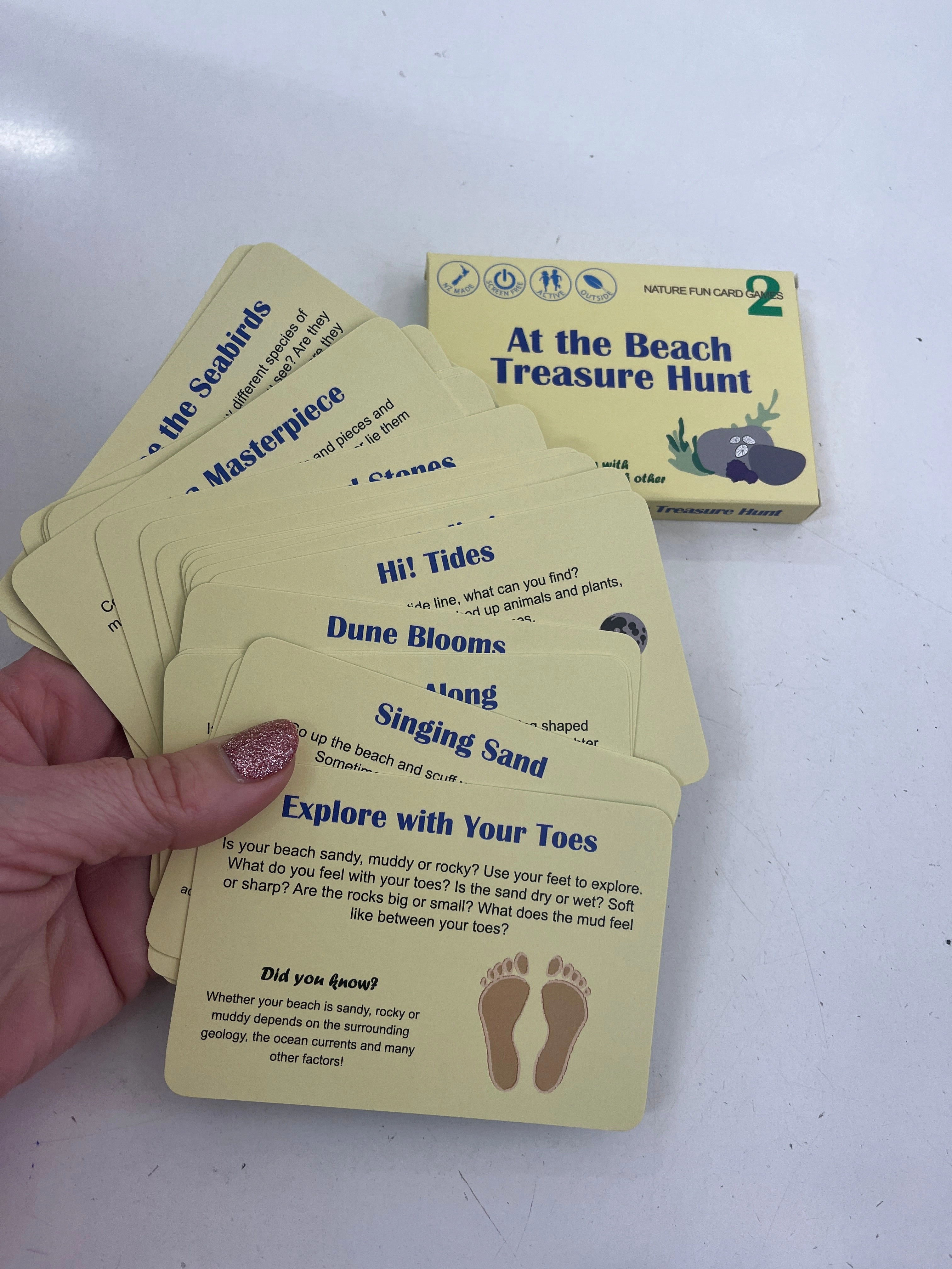 At the Beach Treasure Hunt Card Game