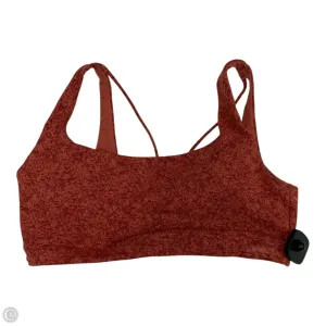 Athletic Bra By Athleta In Orange, Size: L