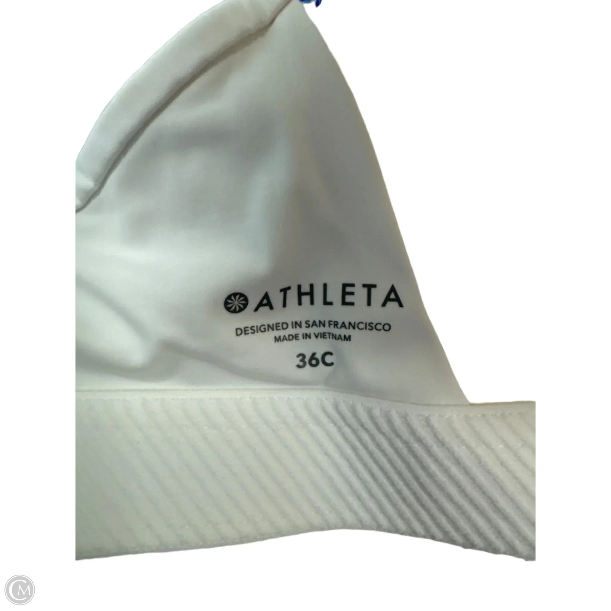 Athletic Bra By Athleta In White, Size: M