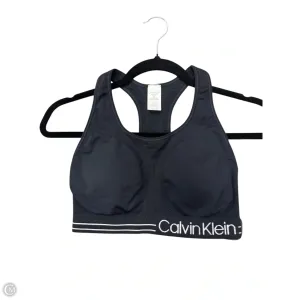 Athletic Bra By Calvin Klein In Black, Size: M