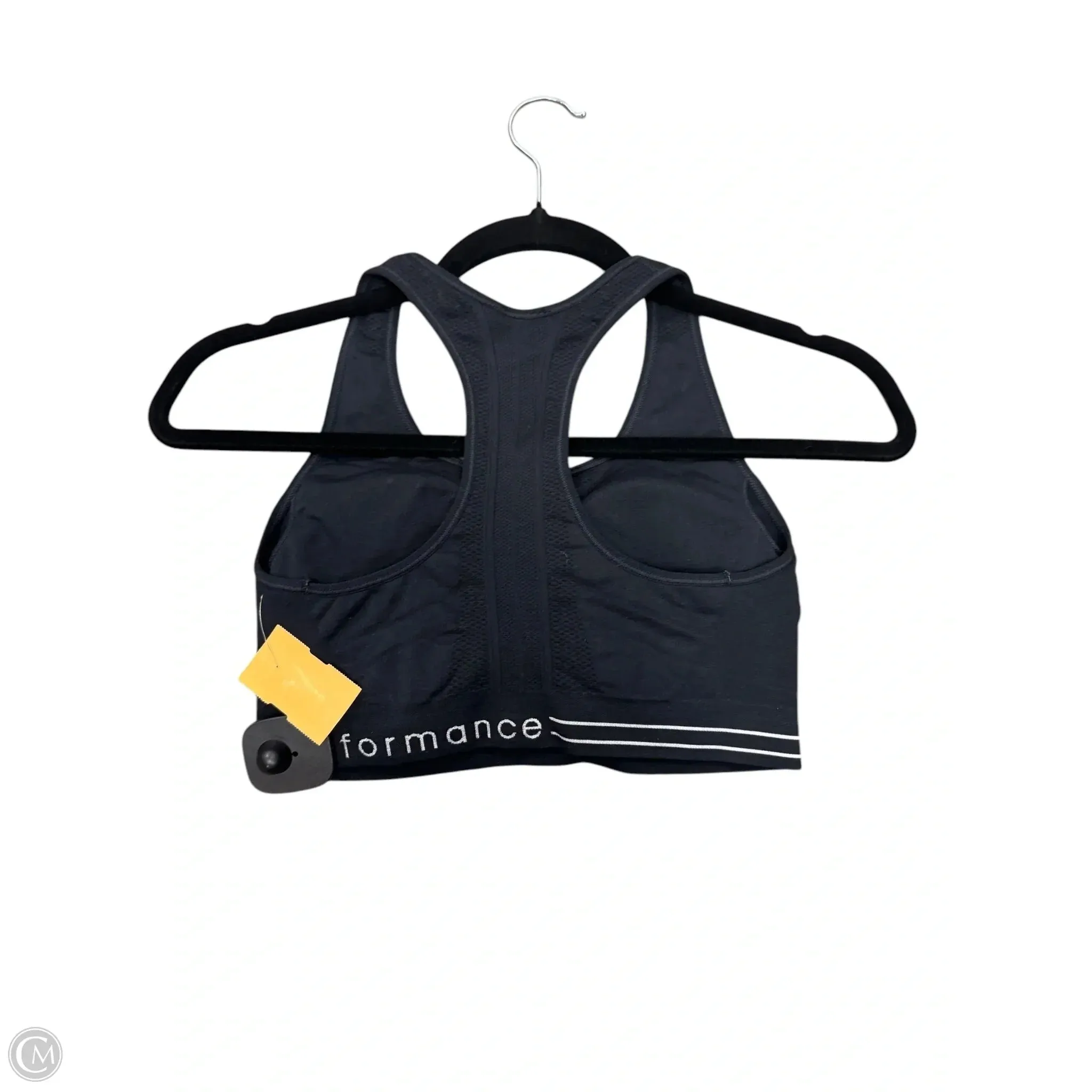 Athletic Bra By Calvin Klein In Black, Size: M