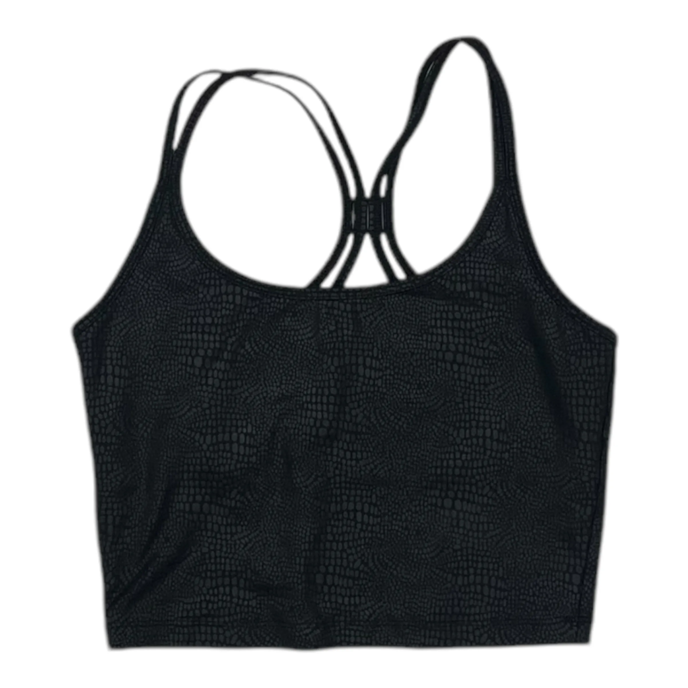 Athletic Bra By Calvin Klein In Snakeskin Print, Size:S