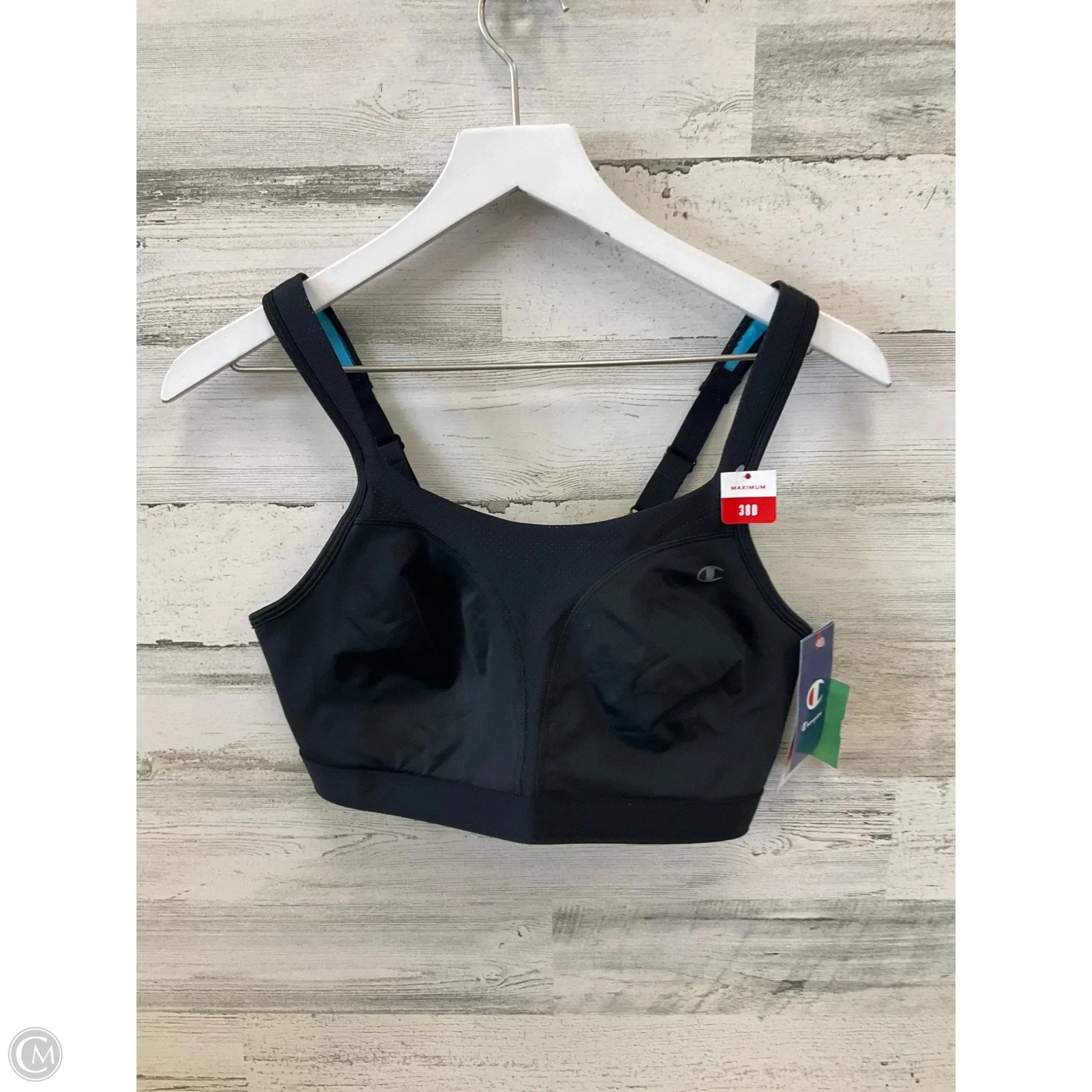 Athletic Bra By Champion In Black, Size: Xl