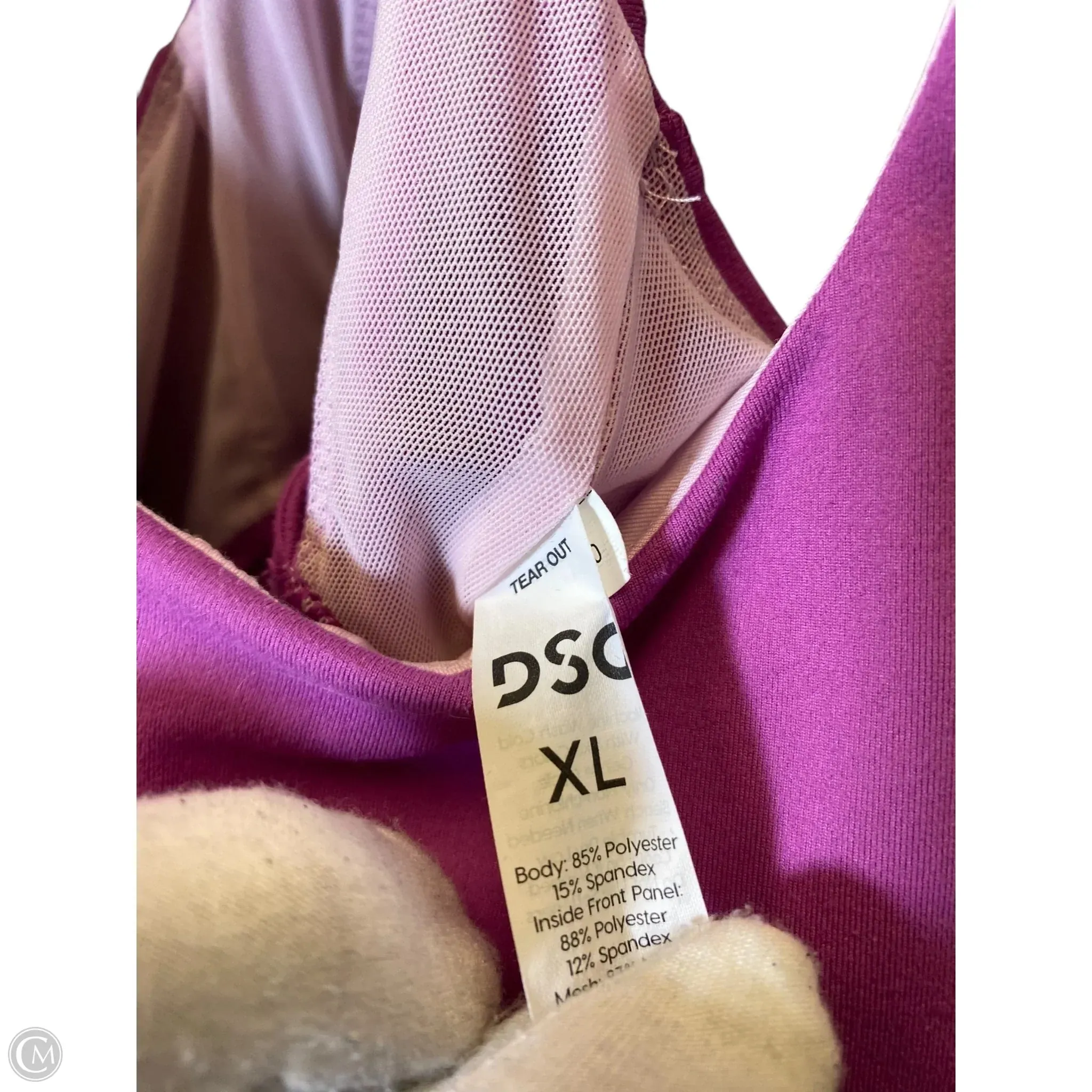 Athletic Bra By Dsg Outerwear In Purple, Size: Xl