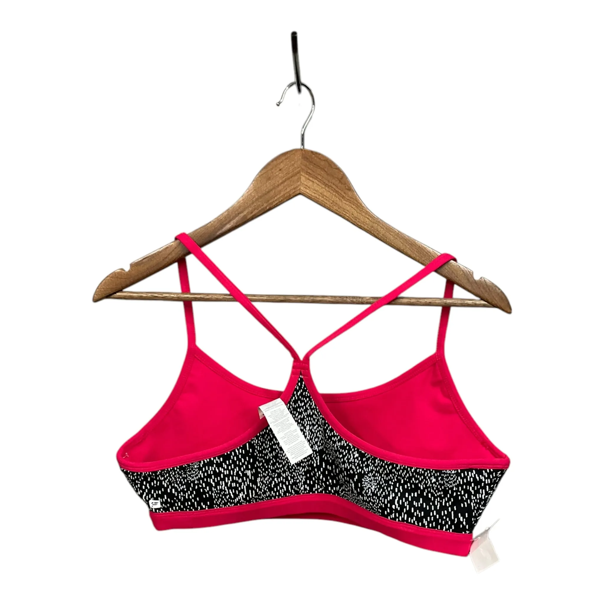 Athletic Bra By Fabletics In Black & Pink, Size: Xl