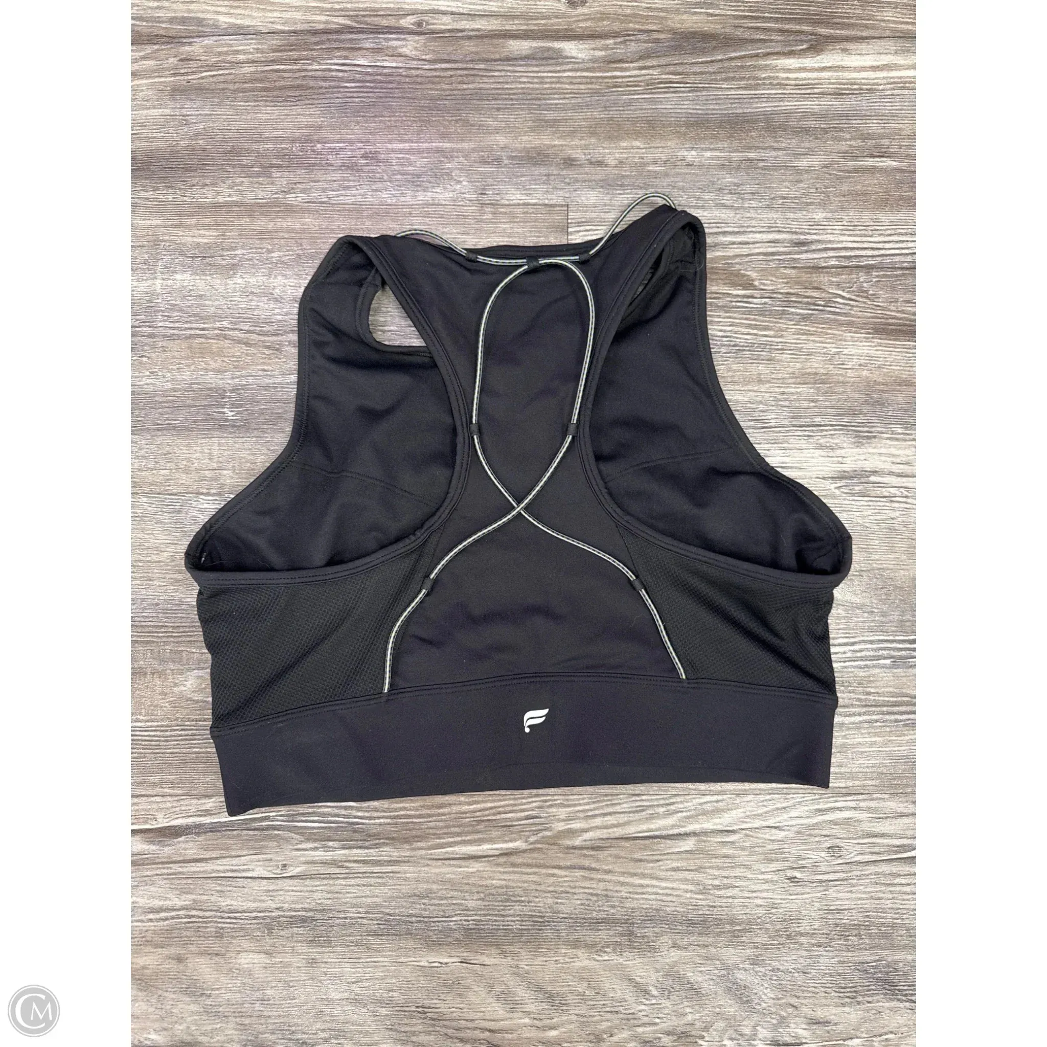 Athletic Bra By Fabletics In Black, Size: M