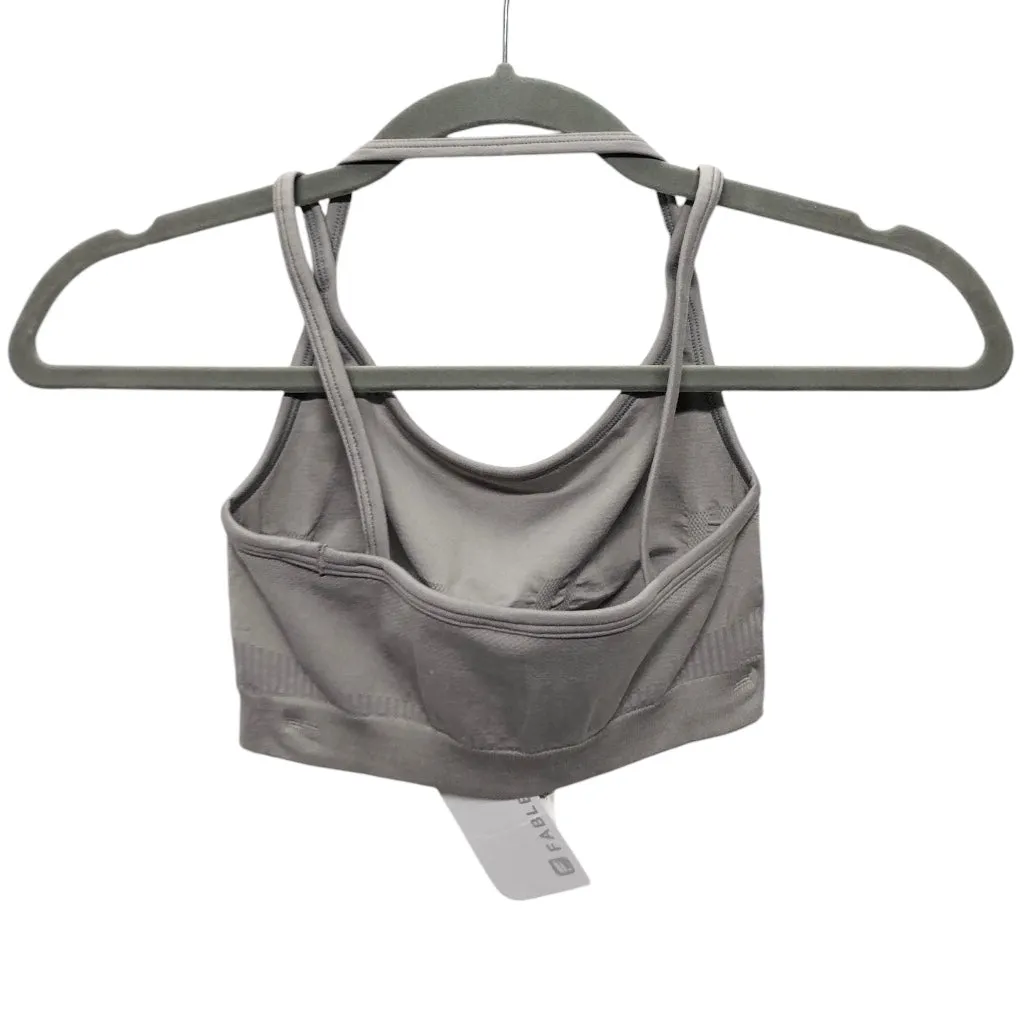 Athletic Bra By Fabletics In Grey, Size:Xs