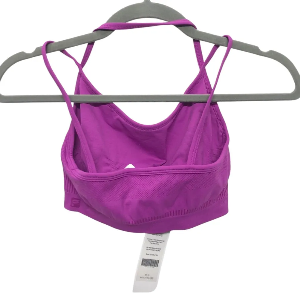 Athletic Bra By Fabletics In Pink & Purple, Size:S