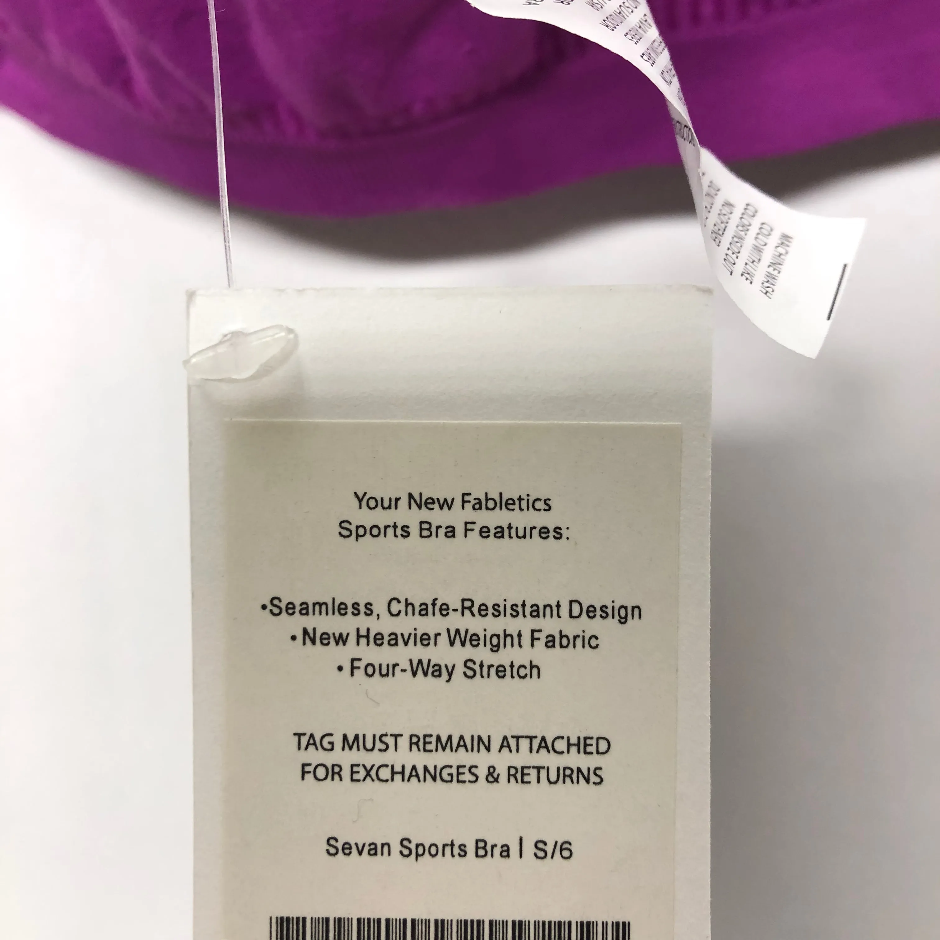 Athletic Bra By Fabletics In Pink & Purple, Size:S