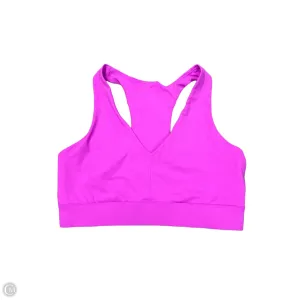 Athletic Bra By Fabletics In Pink, Size: Xxl