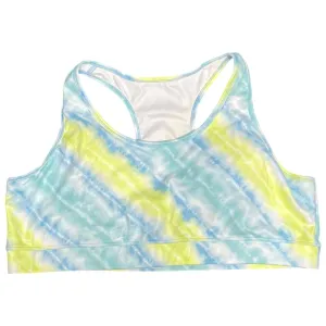 Athletic Bra By Gap In Blue & Yellow, Size: Xxl