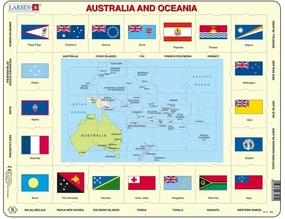 Australia & Oceania puzzle 35 piece