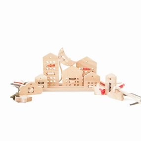 babai Lacing Toy Set Natural