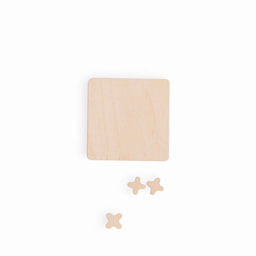 babai Wooden Classic Board Game Tic Tac Toe