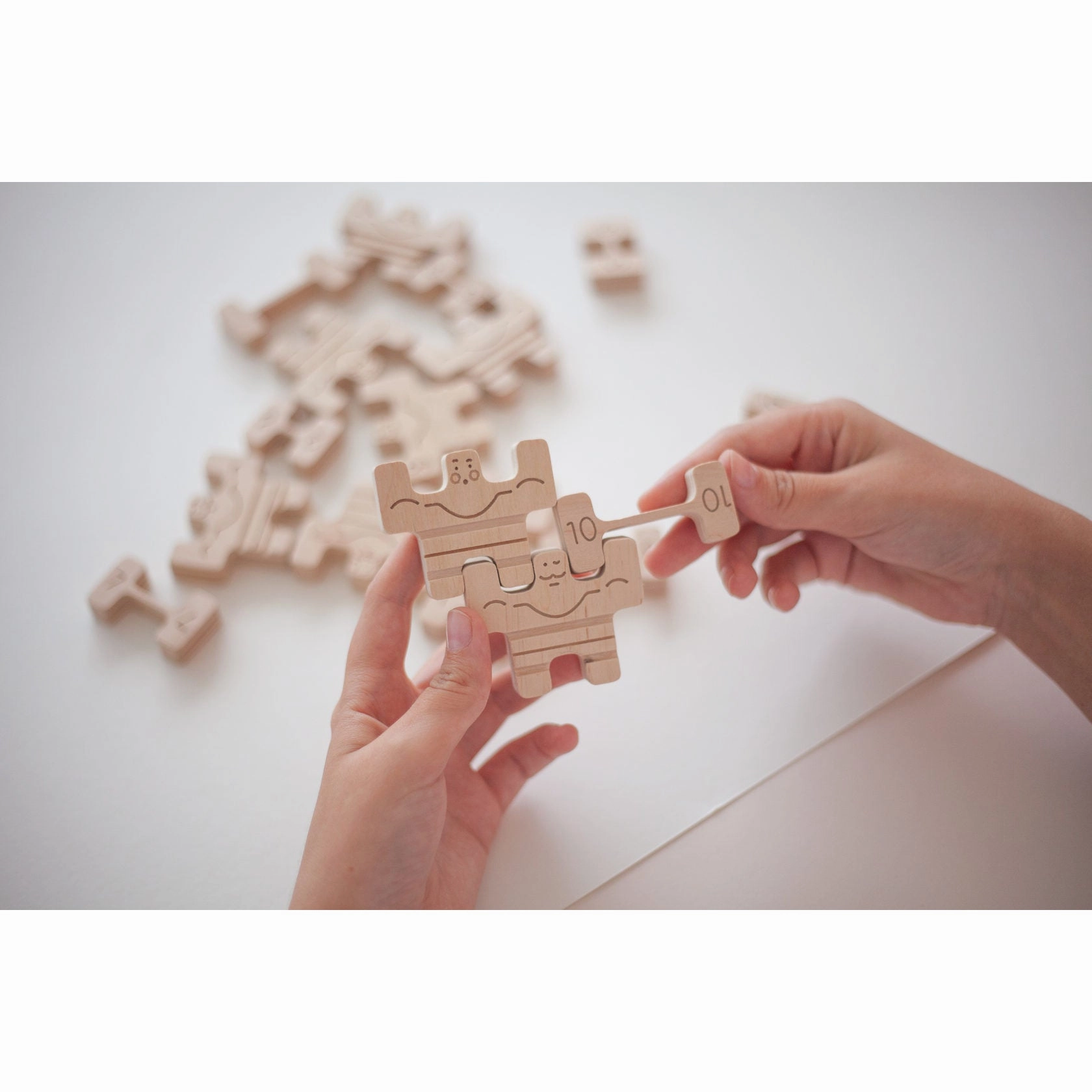 babai Wooden Constructor "Circus Athletes"
