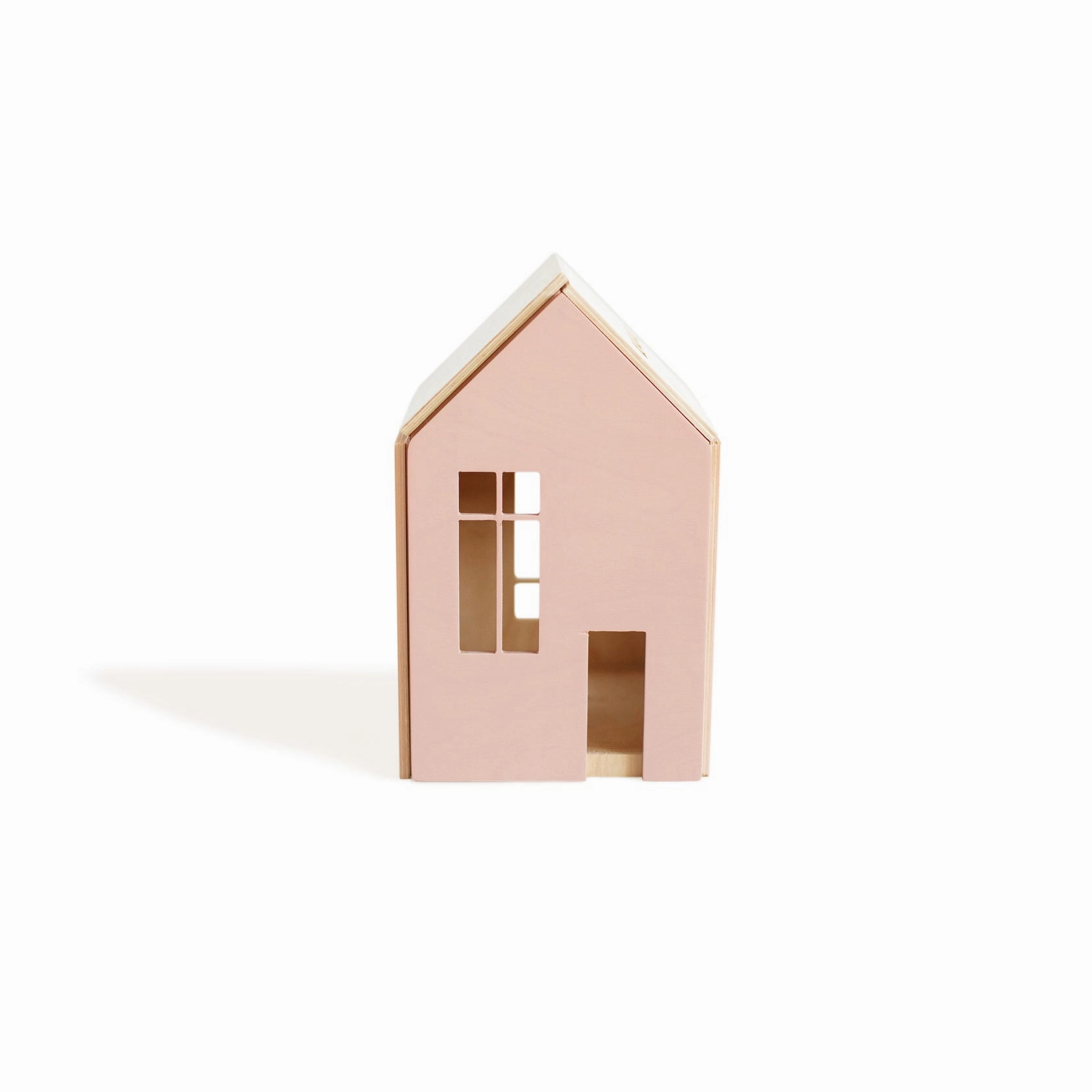 babai Wooden Dollhouse On The Magnets L Pink