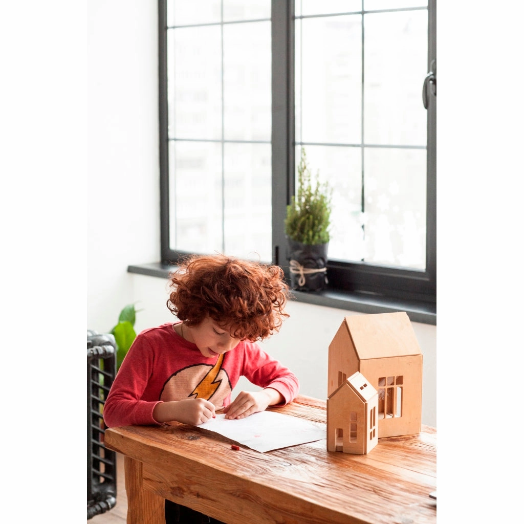 babai Wooden Dollhouse On The Magnets S