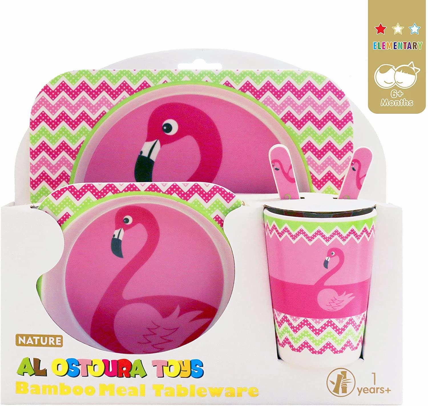 Bamboo tableware 5 set