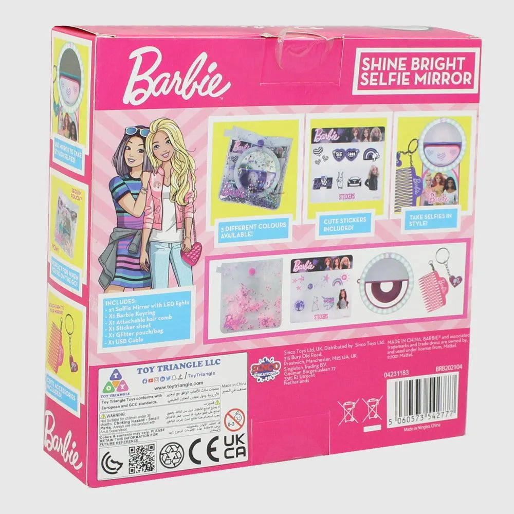 Barbie Shine Bright LED Selfie Mirror